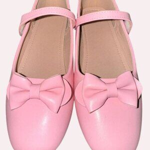 Girl's EASTER Mary Jane Pink Shoes sz 2, Like New